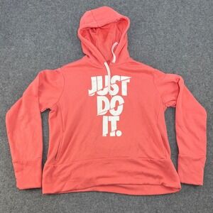 Nike Coral Pink 'Just Do It.' Hoodie